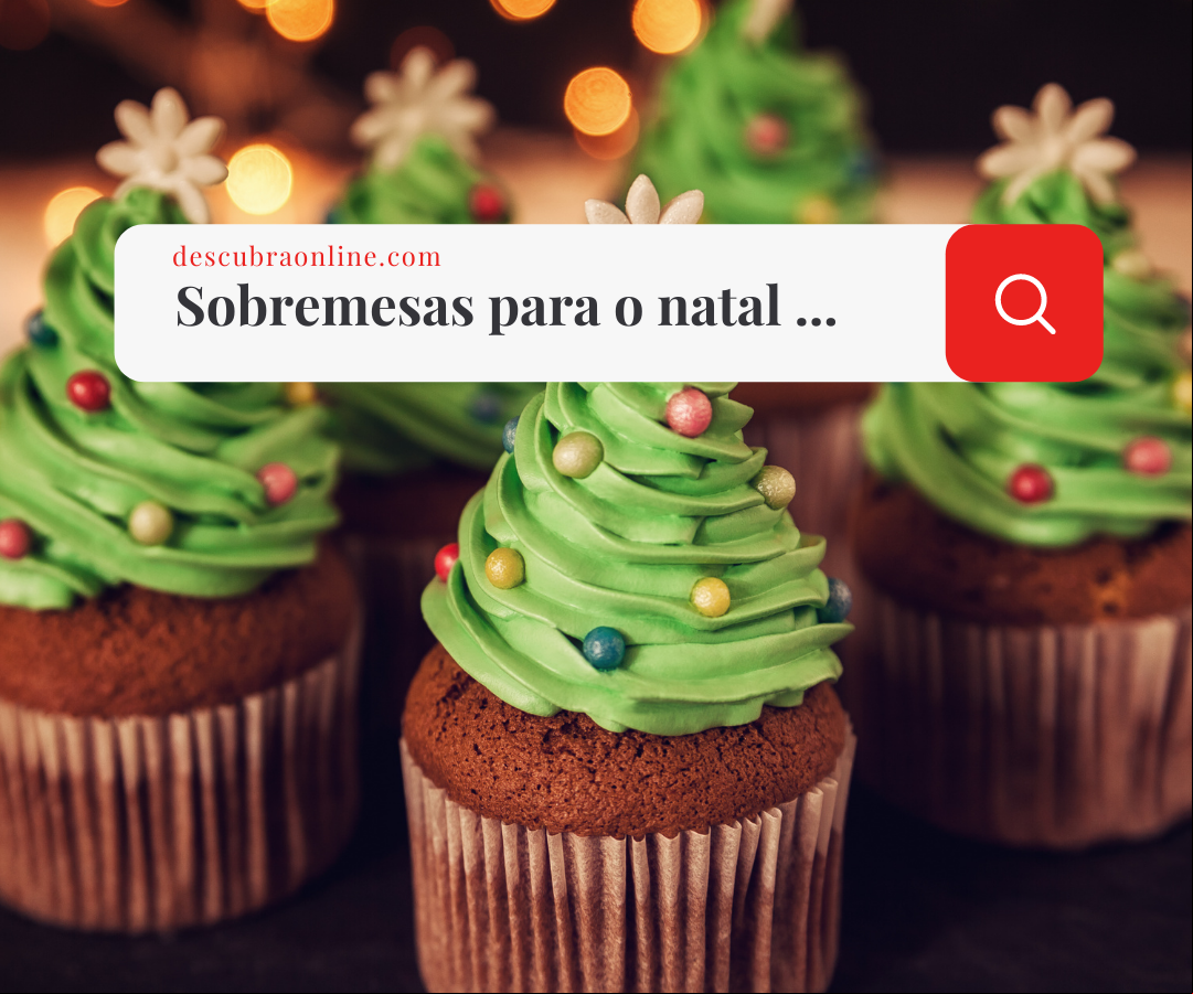 sobremesas para o natal